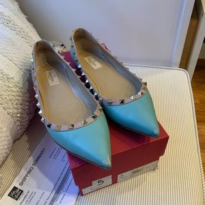 Valentino rockstud flats